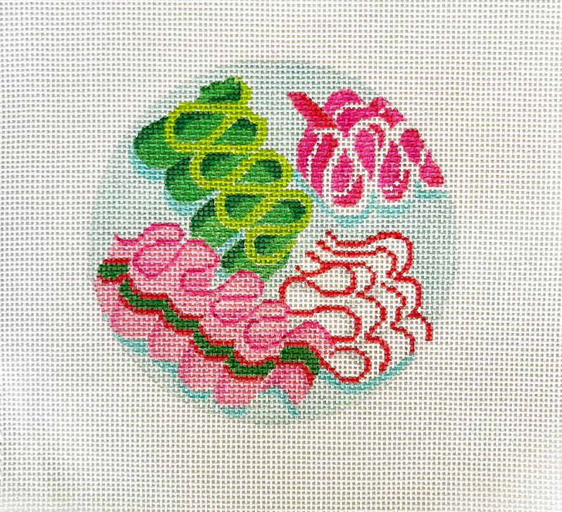 Holiday Ribbon Candy Canvas