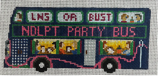 Needlepoint Party Bus