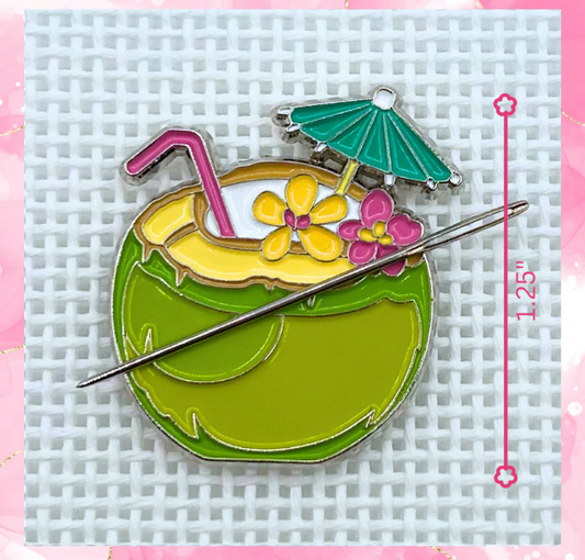 Green Coconut Drink Needleminder