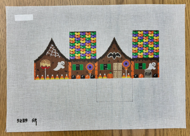 Halloween 3D Gingerbread House - 18 mesh
