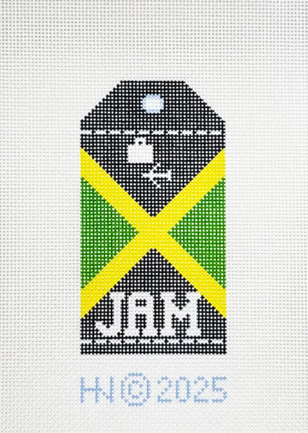 Jamaica Wee Flag Travel Tag
