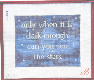 Only When it is Dark Enough Can You See the Stars
