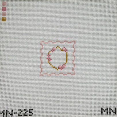 Pink Floral Crest Mini