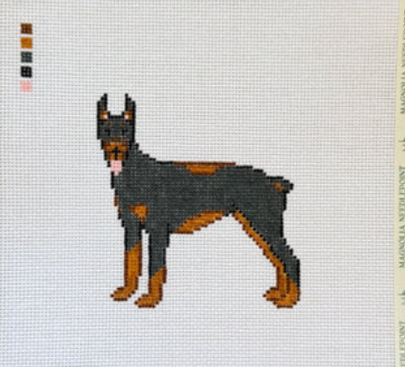 Doberman Black & Rust