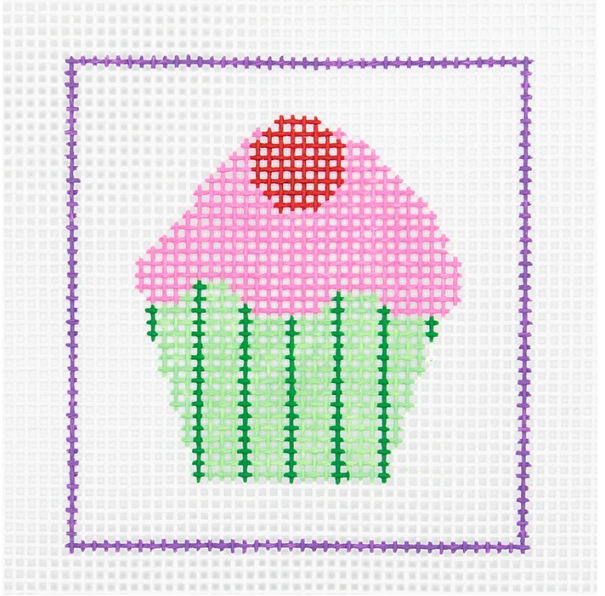 DeElda Cupcake Kit - Beginners Needlepoint Kit