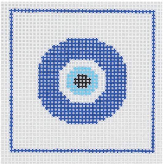DeElda Evil Eye Kit - Beginners Needlepoint Kit