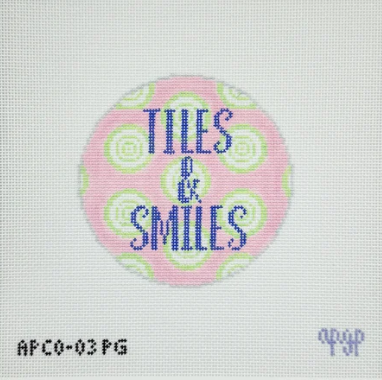 Tiles and Smiles Pink and Green