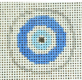 Evil Eye Mini Circle 1.5" Round-TSAg06