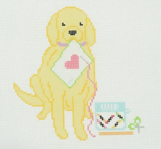Labubu Summer Girl Needlepoint Canvas