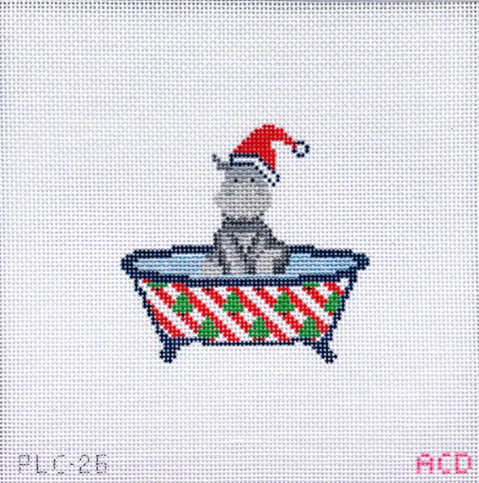 Tub Friends - Hippo Christmas