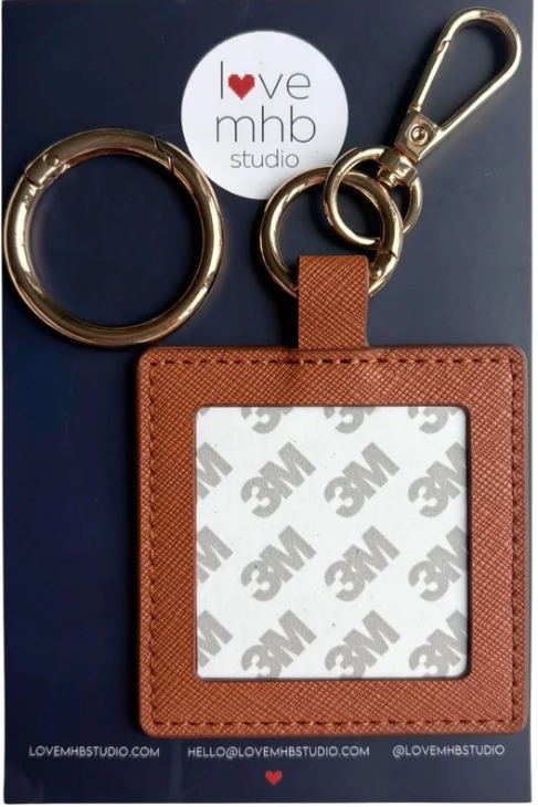2" Square Self Finishing Bag Tag