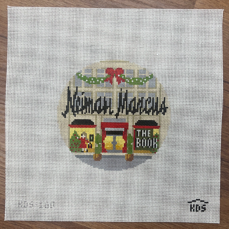 Neiman Marcus Round Canvas