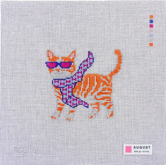 Bougie Orange Tabby Cat