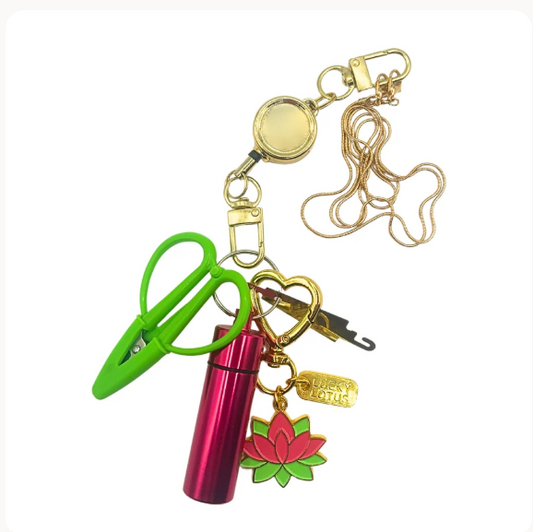Retractable Needlepoint Tool Necklace