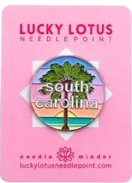 Round state needle minders