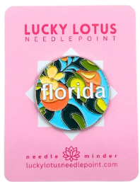 Round state needle minders
