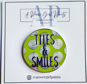 Smiles & Tiles - Mahjong themed needle minder
