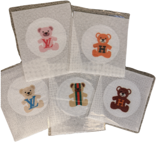 Teddy Bear Charm Canvases
