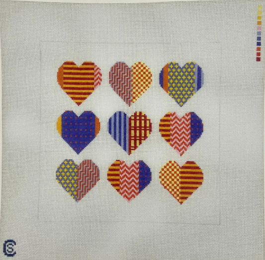 Patchwork Hearts