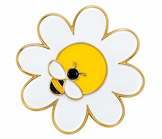 Bee and Flower Needle Minder Accessory
