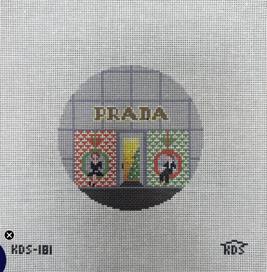 Prada Round Canvas