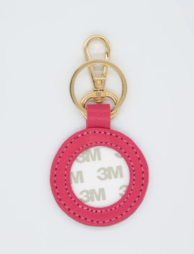 Leather Key Fob - Round