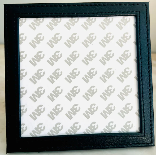 Self-finishing Leather Picture Frame w/ Kick Stand