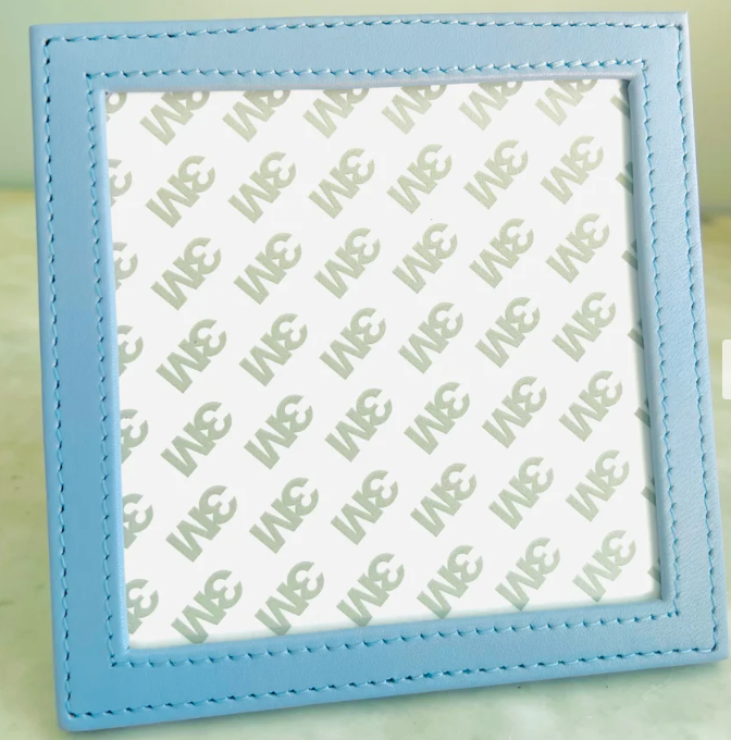 Self-finishing Leather Picture Frame w/ Kick Stand