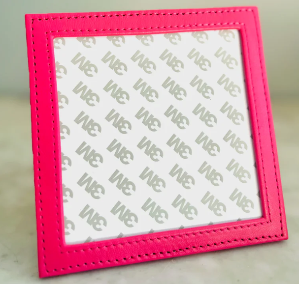 Self-finishing Leather Picture Frame w/ Kick Stand