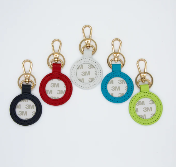 Leather Key Fob - Round
