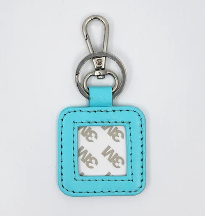 Leather Square Key Fob