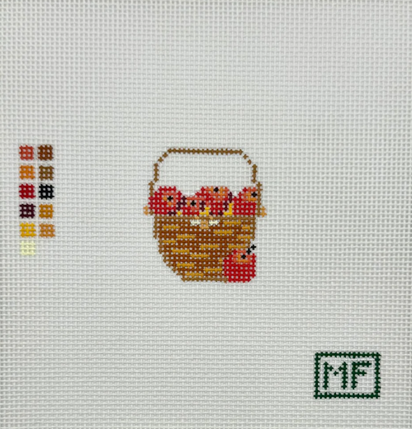 Lightship Basket with Apples Mini