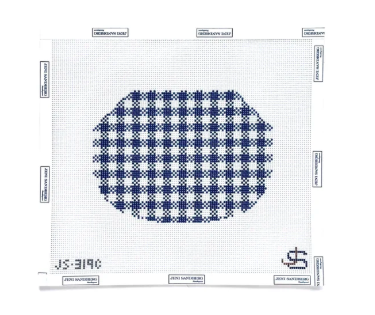 Gingham Kiss Lock Canvas