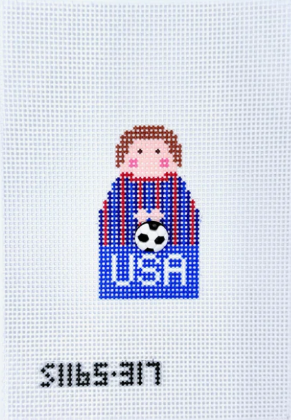 USA Women's Soccer Angel Canvas