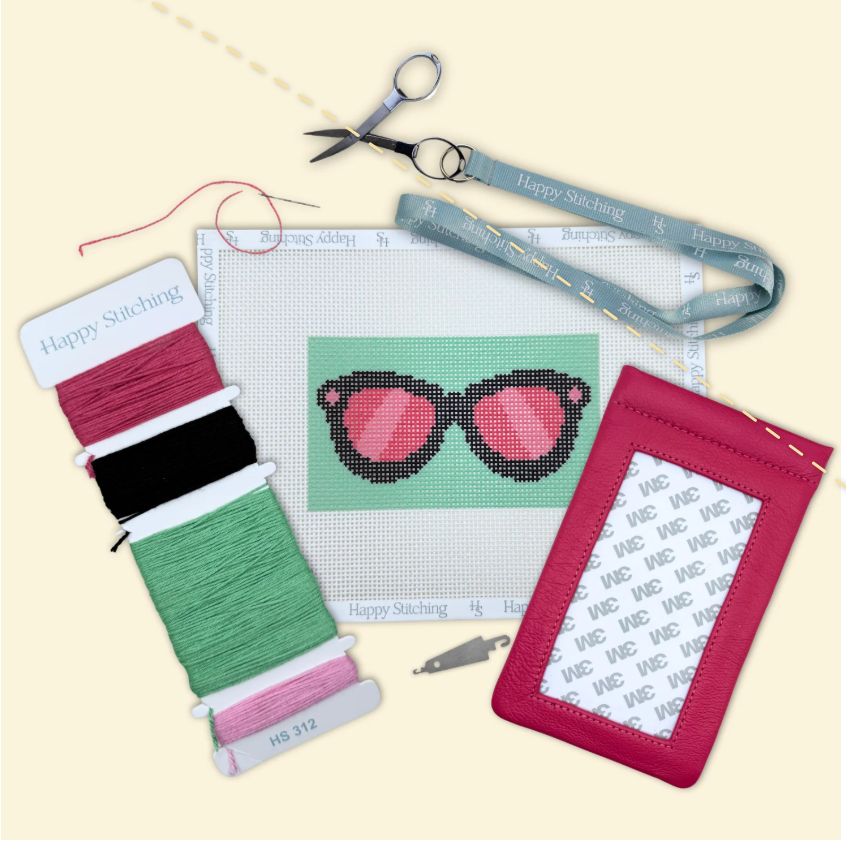 Buggin Out Eyeglass Needlepoint Kit Kit