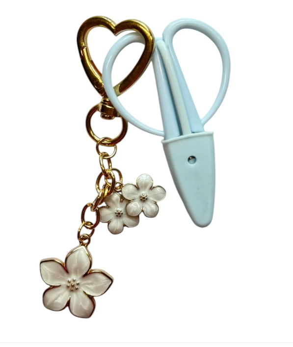Flower Charm with Snip Scissors
