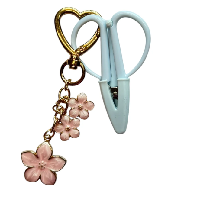 Flower Charm with Snip Scissors
