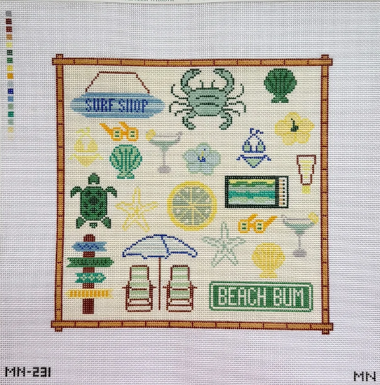 Sunset Beach Bum Toile