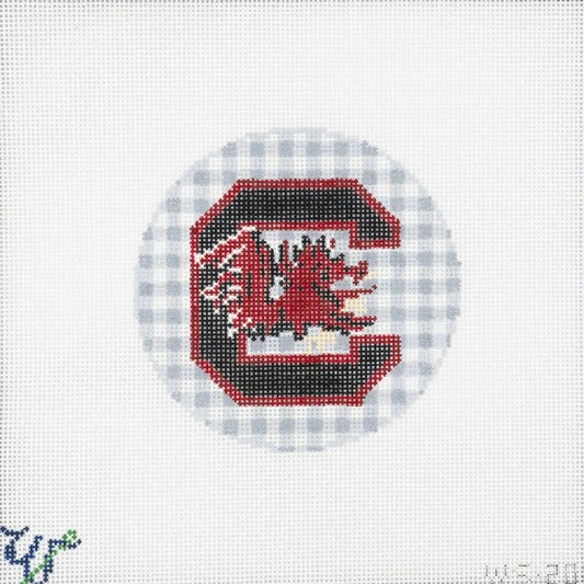 South Carolina (USC) Round Canvas