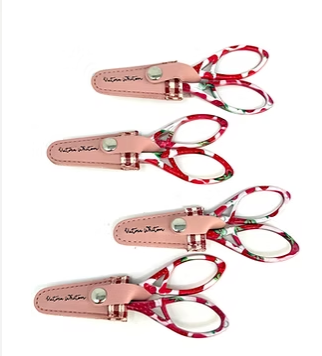 4" Strawberry Scissors with Pink Sheath
