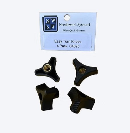Plastic Tri Knobs - 4 Pack