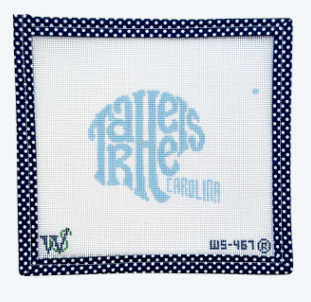 UNC Helmet - Wipstitch - Needlepoint Canvas 