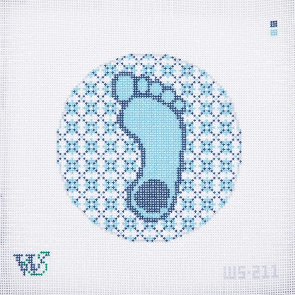 UNC Tarheel Round Canvas