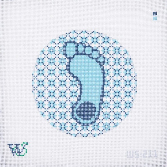 UNC Tarheel Round Canvas