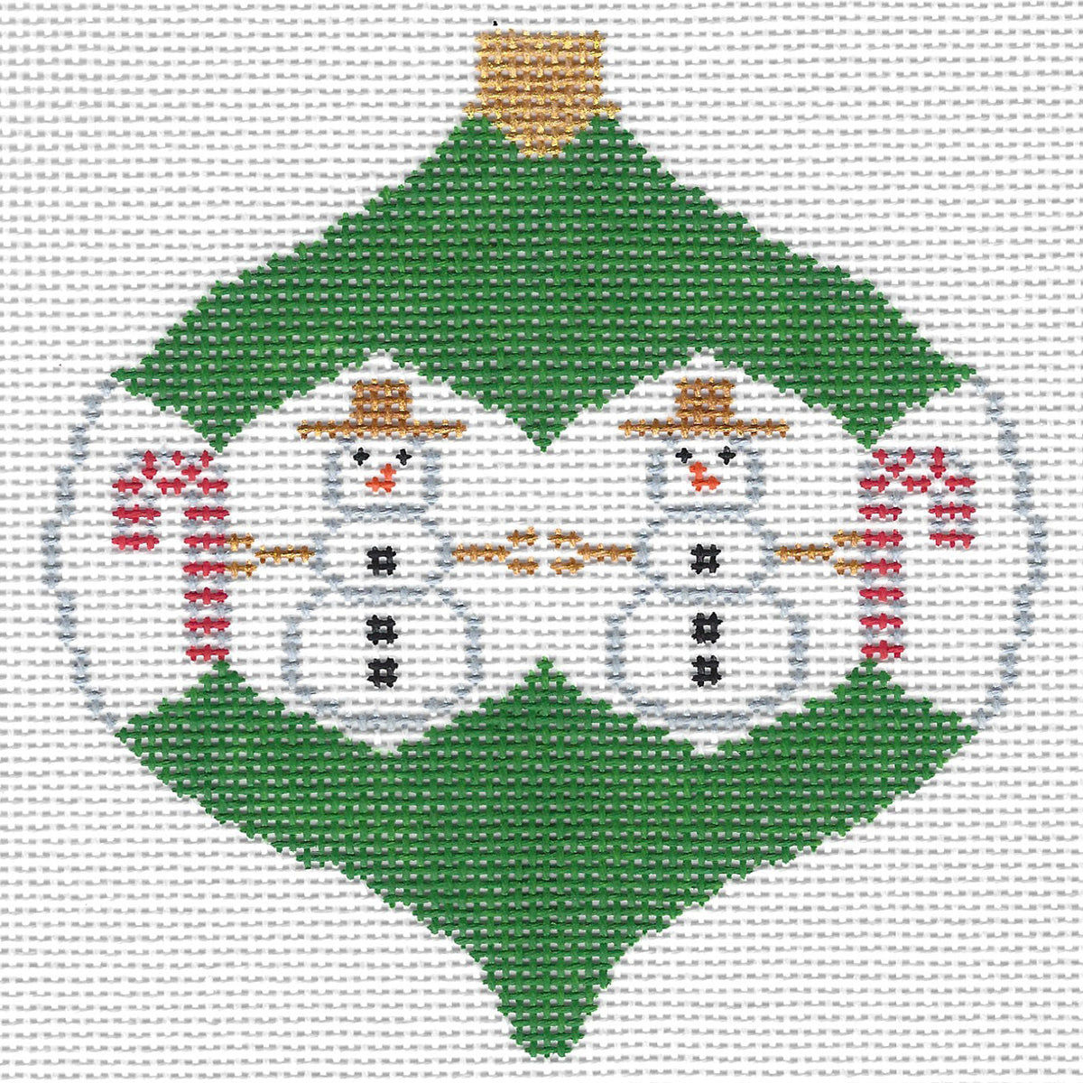 X-mas Ball w/ Snowmen Ornament - Trunk Show