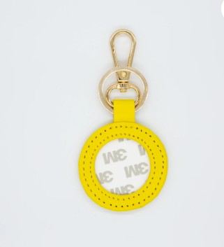 Leather Key Fob - Round