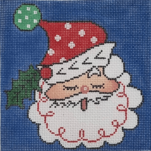 Sleepy Polka-Dot-Santa