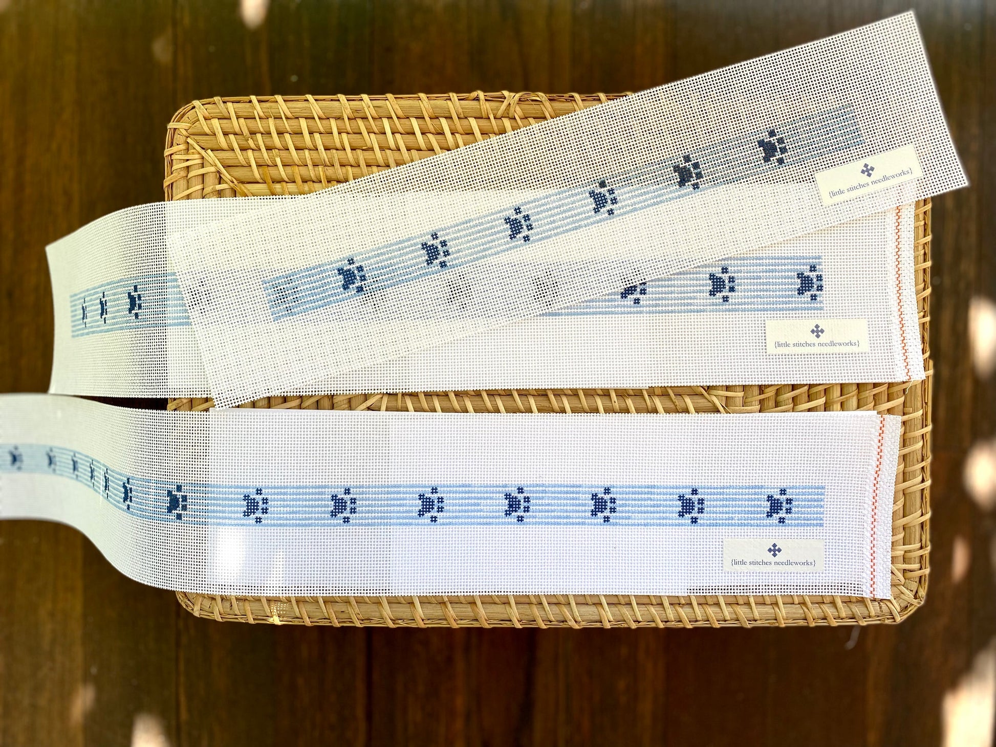 Paws Dog Collar Canvas