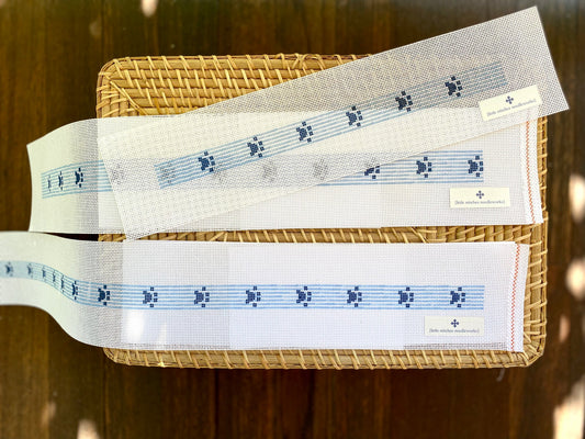 Paws Dog Collar Canvas
