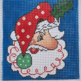 Peek-a-Boo Polka Dot Santa